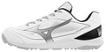 Unisex Cushionrevo Diamond Turf Shoes - White & Black, Wide Women / Men Size 12 / 10.5