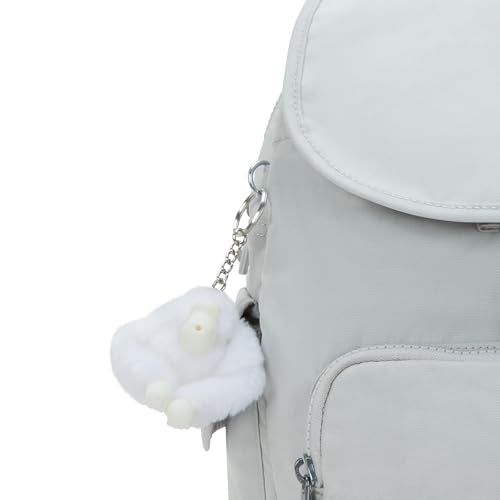 Kipling Women's City Pack Small Backpack - Grey, Lightweight & Water-Resistant - 10.75''L x 13.25''H x 7.5''D