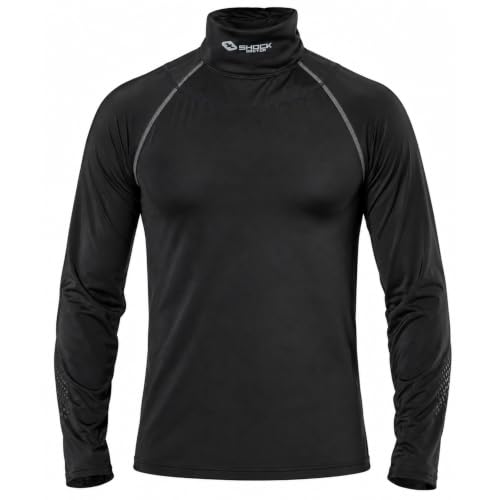 Shock Doctor Compression Hockey Shirt with Neck Guard - Large