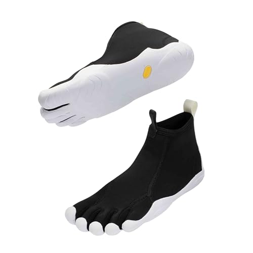 Vibram Men's FiveFingers V-NEOP Casual Barefoot Shoes 12.5-13 Black White