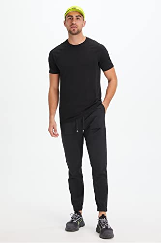 Men's The One Jogger Pants - Regular Large Black - Quick-Dry, UPF, Anti-Stink