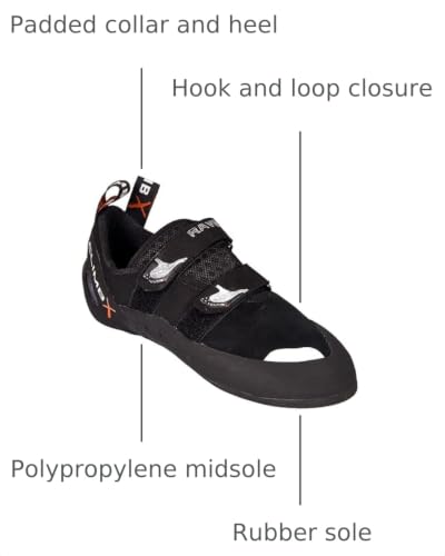CLIMBX Rave Strap Climbing Shoe Phantom Black 11 - Comfortable Precision Fit
