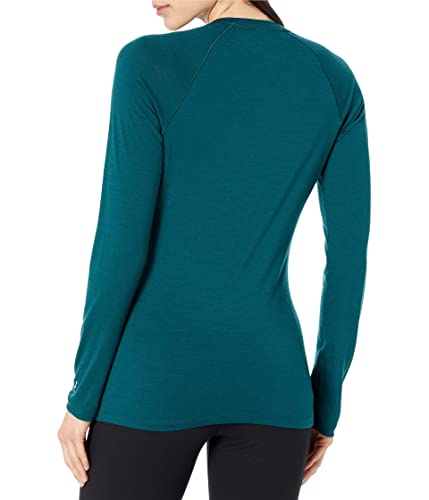 SmartWool Women's All-Season Merino Base Layer Crew - Large Twilight Blue