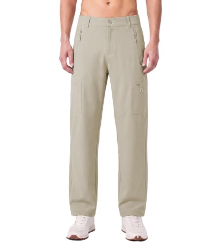 Fioboc Men's XX-Large Sand Golf Pants - Quick Dry Travel & Hiking Trousers