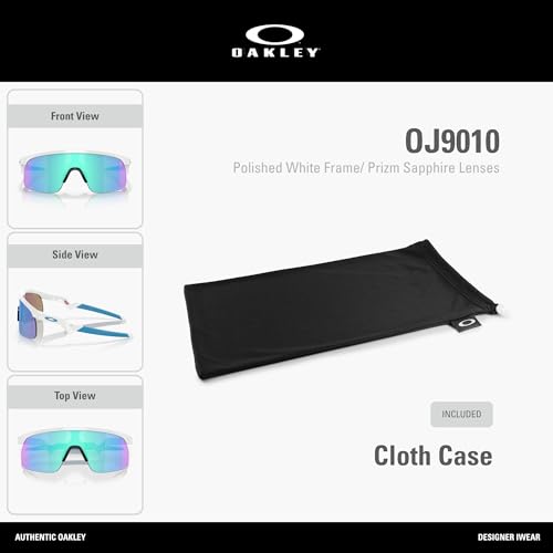 Oakley Resistor Sunglasses Polished White Prizm Sapphire 23mm Sport Eyewear
