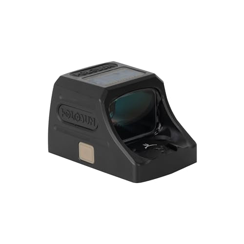 Holosun Green Multi-Reticle Pistol Sight with Solar Charging, Aluminum Enclosed Compact