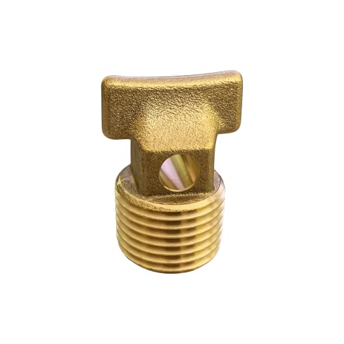 Boat Garboard Drain Plug - 1/2" NPT Solid Brass Hull Drain