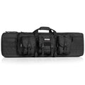 Savior Equipment Obsidian Black 42-Inch Double Rifle Case with Backpack Strap