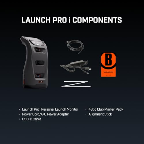 Bushnell Launch Pro i Circle B Indoor Golf Launch Monitor with Data & Software