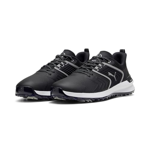 PUMA Men's Ignite Innovate Golf Shoes Grey/Black 10 - Performance Traction