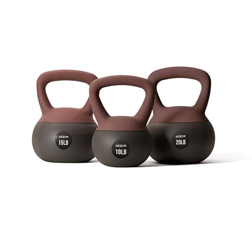 Soft 25LB Kettlebell Set for Home Strength Training - Safe Eco-Friendly Fitness Equipment