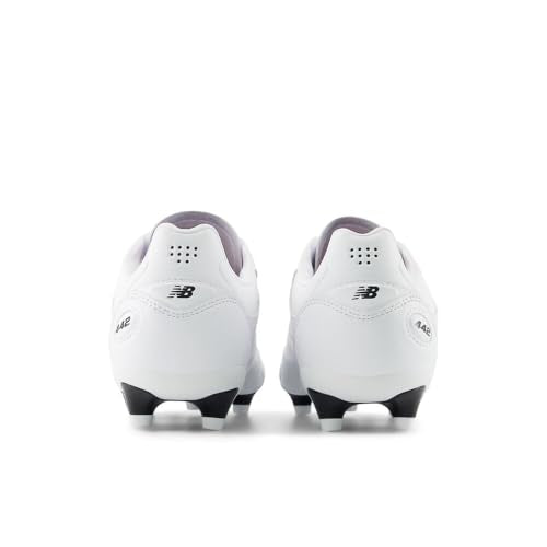 New Balance Unisex Adult 442 Pro FG V3 Soccer Cleats - White/Black 10.5 Women / 9 Men
