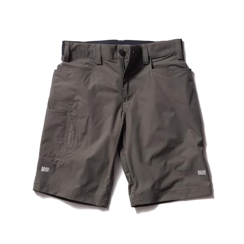 TRUEWERK Men's Cloud Shorts 10 Inch Inseam - Ultra-Lightweight Work Shorts, Large, Deep Grey