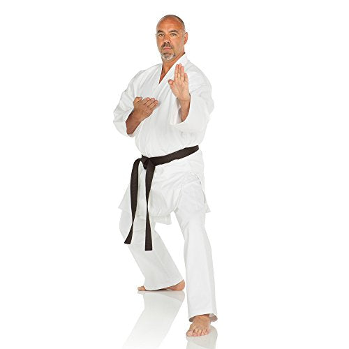Ronin Medium Weight Karate Gi - White 6 / White Belt Included