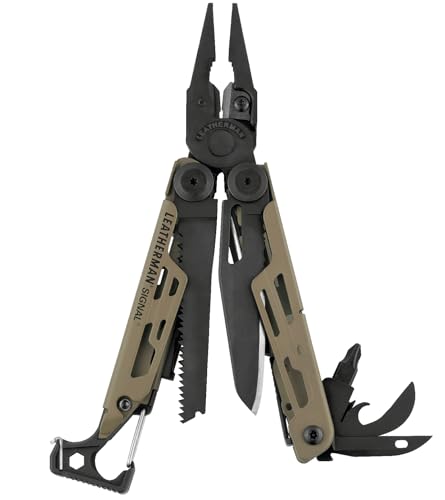 Leatherman Signal 19-in-1 Multi-Tool Coyote Tan - Outdoor & Camping Gear