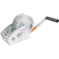 Heavy Duty Pulling Winch 3200 lb Capacity No Strap Manual Horizontal Winch
