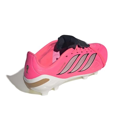 adidas Kids' League Predator Soccer Sneakers - Big Kid 4.5 Solar Turbo/Chrome/Black