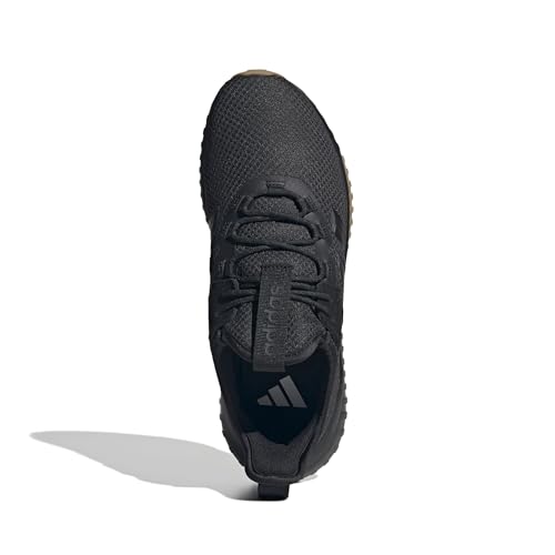 Adidas Men's Kaptir 4.0 Running Sneakers Black/Gum, Size 10.5 Wide