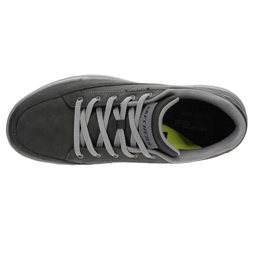 Skechers Men's Sterling Cedrick Skate Shoes 8X-Wide Charcoal - Relaxed Fit & Air-Cooled Foam
