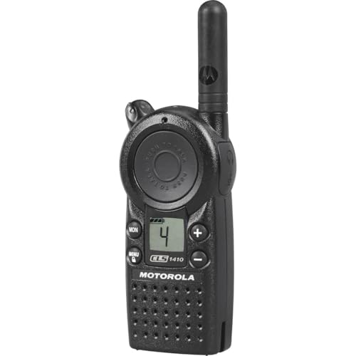Motorola CLS1410 2-Way Radio UHF Walkie Talkie 5-Mile Range 4 Channels
