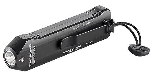Streamlight Wedge XT 500-Lumen Flat EDC Flashlight - Black, Rechargeable