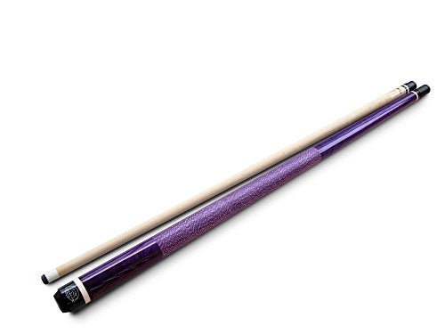 Champion ST Irish Wrap Pool Cue - Purple Maple Shaft, 19 oz, Purple Fury Case