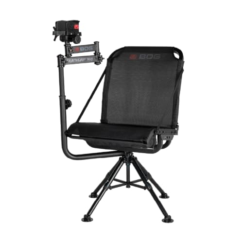 DeathGrip 360 Chair with Lightweight Aluminum Frame and Universal Gun Rest - Variation of THIS Listing