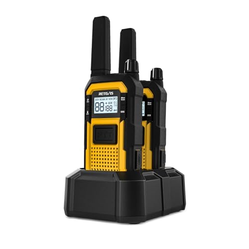 Retevis RB48 FRS Long Range Walkie Talkies MIL-STD-810H, IP67 Waterproof, No Earpiece