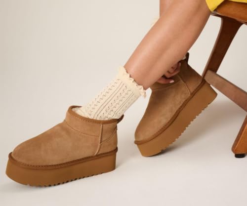 Project Cloud Women's Chestnut Waterproof Leather Ankle Boots - Size 11