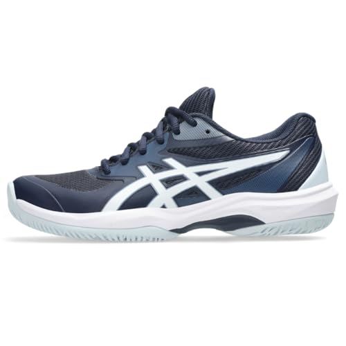 ASICS Women's Game FlyteFoam Tennis Shoes 8.5 Midnight White - Lightweight Support