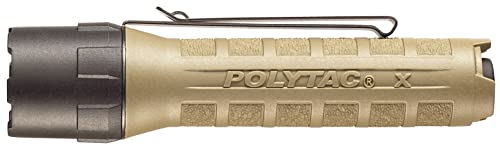 Rechargeable Coyote PolyTac X USB Tactical Flashlight 600 Lumens with Box