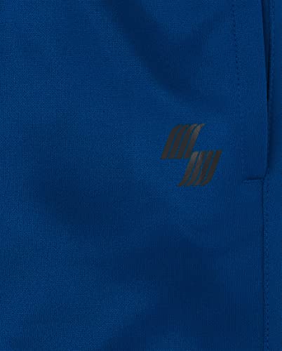 Kids Athletic Performance Pants - Medium Black Blue Heather Gray 3-Pack