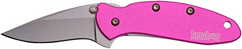 Kershaw Pink Pocket Knife with 1.9-Inch Drop Point Blade, Made in USA