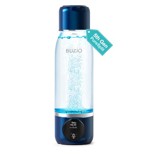 Blue Hydrogen Water Bottle with OLED Display - Portable Alkaline Generator 4000ppb