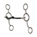 Reinsman Junior Cowhorse Small Twist Horse Bit, 5" Cheeks & Sweet Iron Mouth