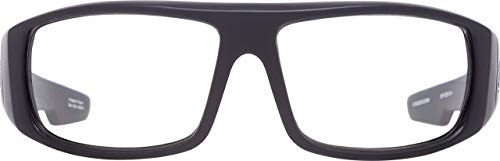 Spy Optic Logan Matte Black Prescription & HD Clear Sunglasses