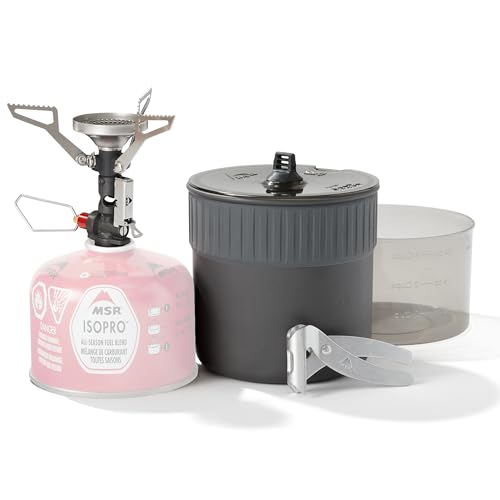 MSR PocketRocket Deluxe Ultralight Camping Stove Kit with Storage Bag