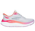 Skechers Women's Max Run Slip-Ins Shoes Gray/Multi 7.5 Hands Free Running Sneakers