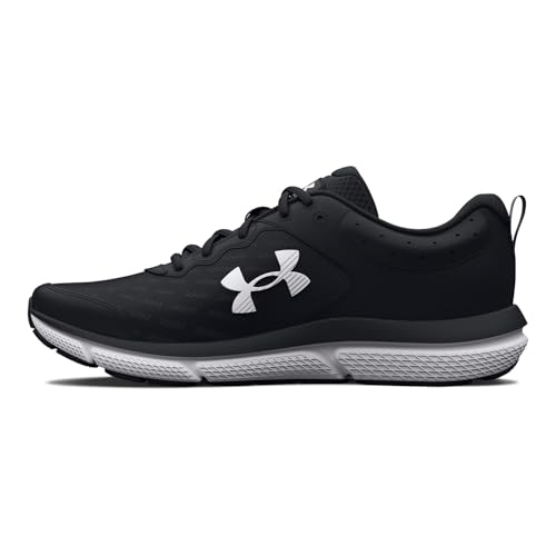 Under Armour Women's Charged Assert 10 Running Shoes - Black/White, Size 7.5