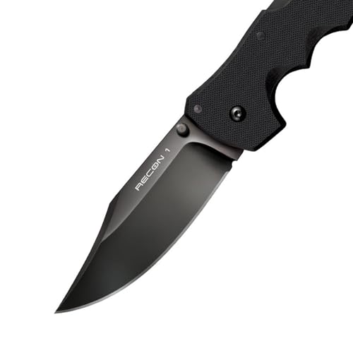 Cold Steel Recon 1 Folding Knife Clip Point Plain Edge 4-Inch S35VN Blade