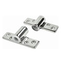 Top Mount 316 Stainless Steel Rowlock Oarlock Socket Set for Boats - 2 Pcs