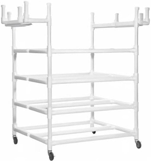 Champion Sports Equipment Cart - Durable White Design for Easy Transport and Storage