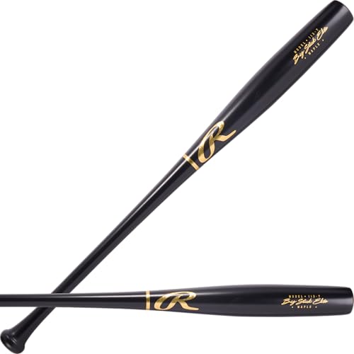 Rawlings Big Stick Elite 32-Inch Black & Gold Torpedo Maple Baseball Bat