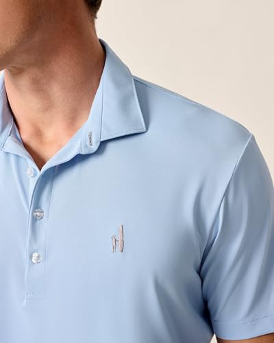 Men's Johnnie-O Stevie Polo Shirt Medium Kona Performance Golf Moisture-Wicking Stretch