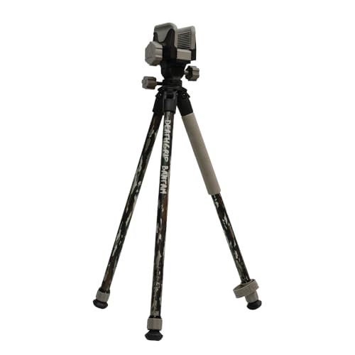 Realtree Original Hunting Tripod with Gun Clamp, 20-42 Inch Adjustable, Lightweight & Secure