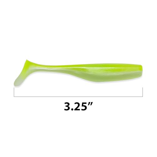 Soft Plastic Paddle Tail Swimbaits – 3 1/4", 4" & 5" Fishing Lures