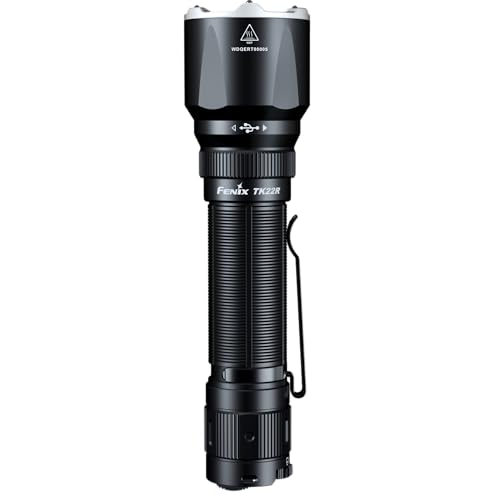 Fenix TK22R Tactical Flashlight 3200 Lumens USB-C Rechargeable Long Throw