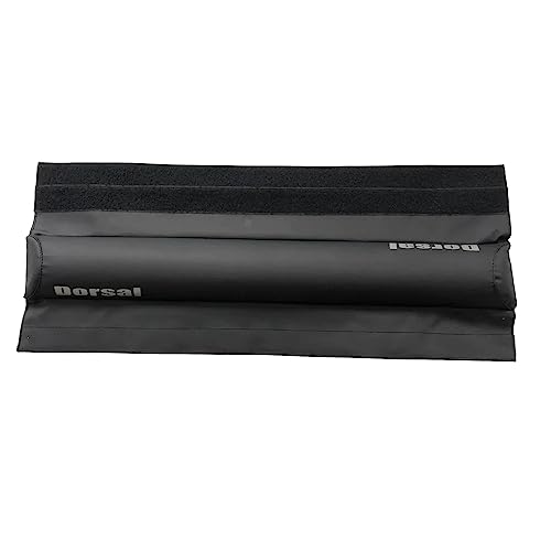 DORSAL Aero Roof Rack Pads - SunGuard No Fade, 28 Inch Black - Pack of 2 for Crossbars, Surfboards, Kayaks, Snowboards