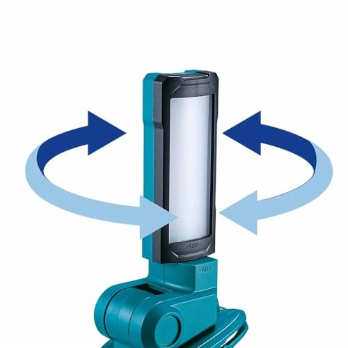 Makita 40V Max Cordless LED Flashlight with 18 LEDs, Foldable Head, 500 Lumens