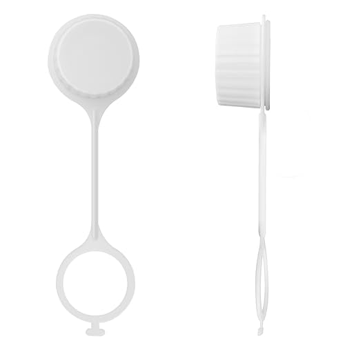 Set of 2 White Drain Plug Caps for Igloo Coolers - Replacement Parts